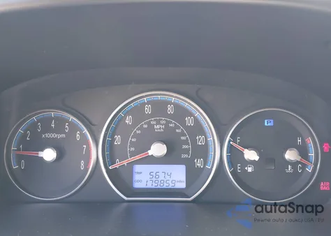 2009 Hyundai Santa Fe Limited из США, поврежденный, VIN 5NMSH73EX9H287717